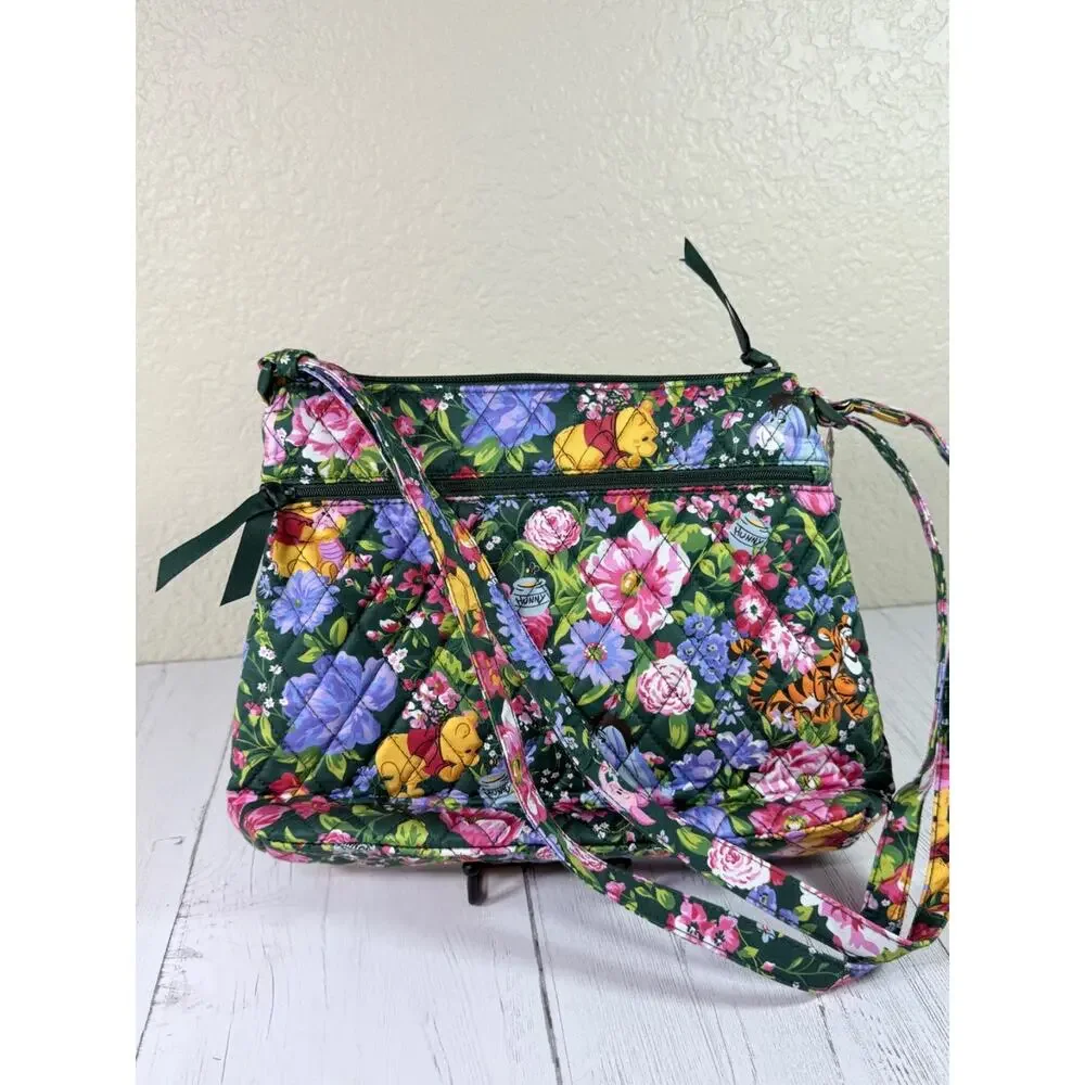 NWT Vera Bradley Disney Winnie Pooh Springtime Tigger Original Zip Hipster Bag